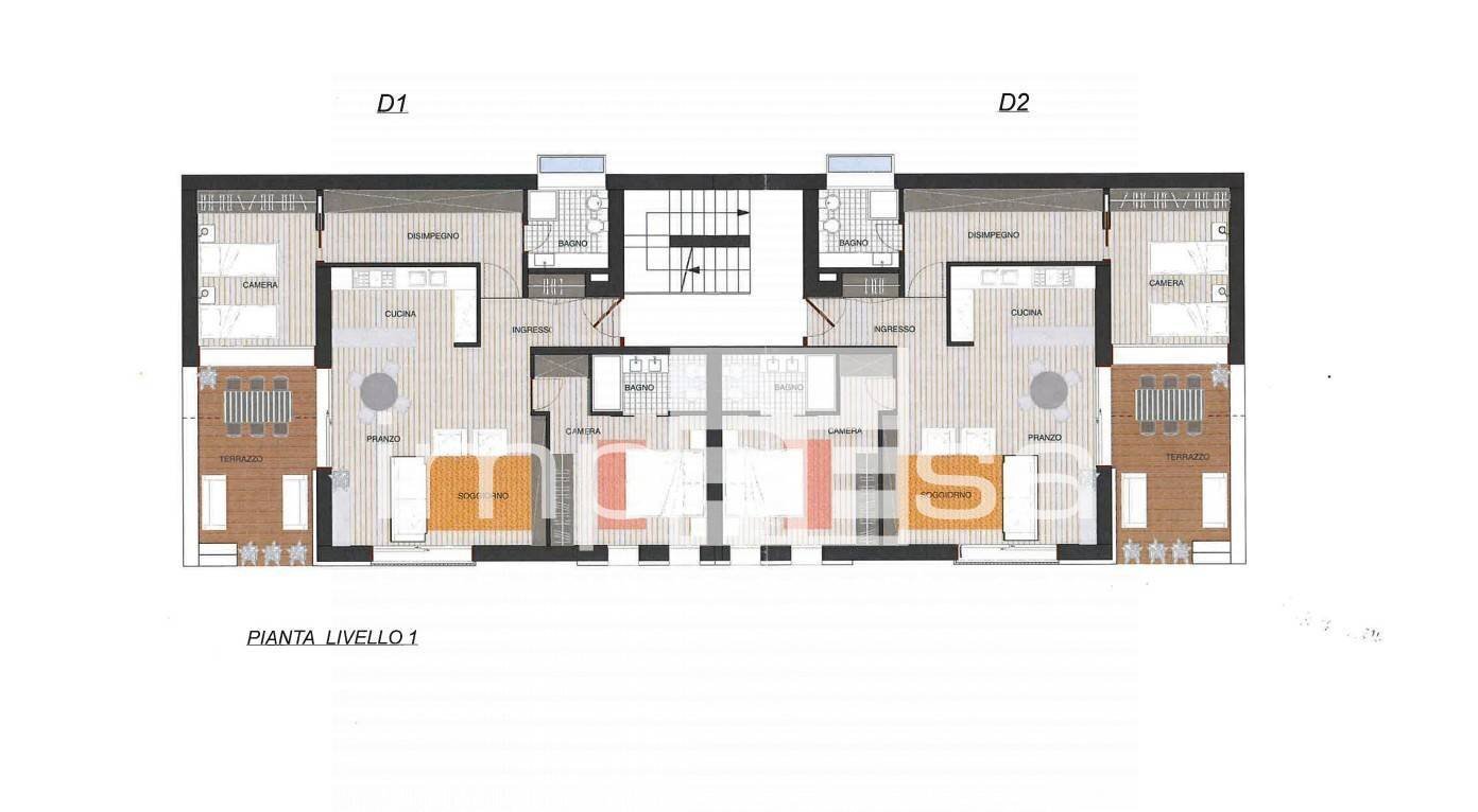 Foto 15 - Building land Via Molena, Conegliano - floor plans 1