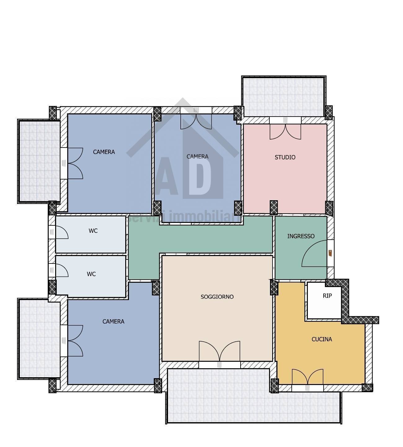 Foto 48 - Quadrilocale via don silvestro marano
 
9, Cosenza - planimetria 1