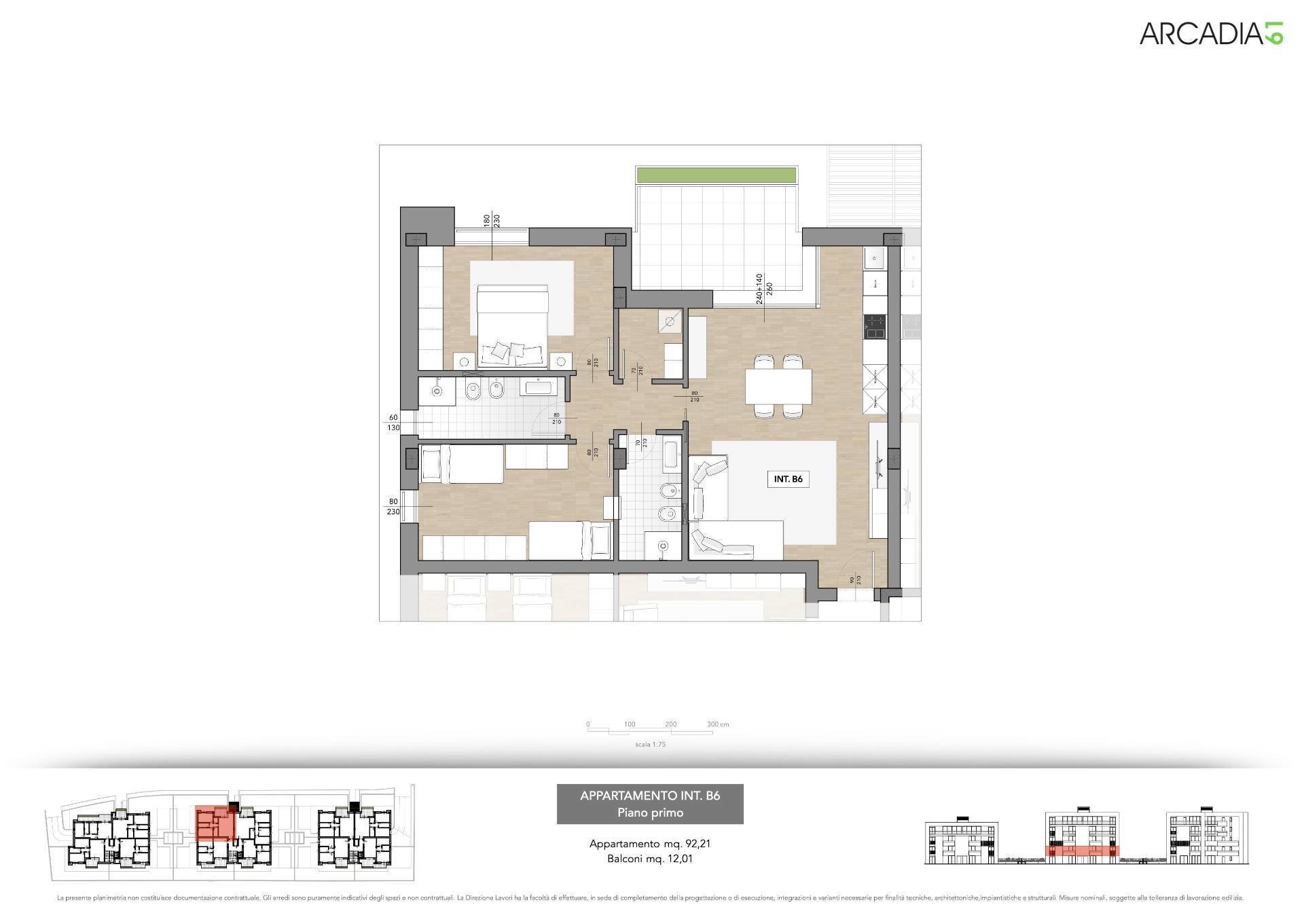Foto 19 - Three-room apartment Via San Pio X
 
snc, San Benedetto del Tronto - floor plans 1