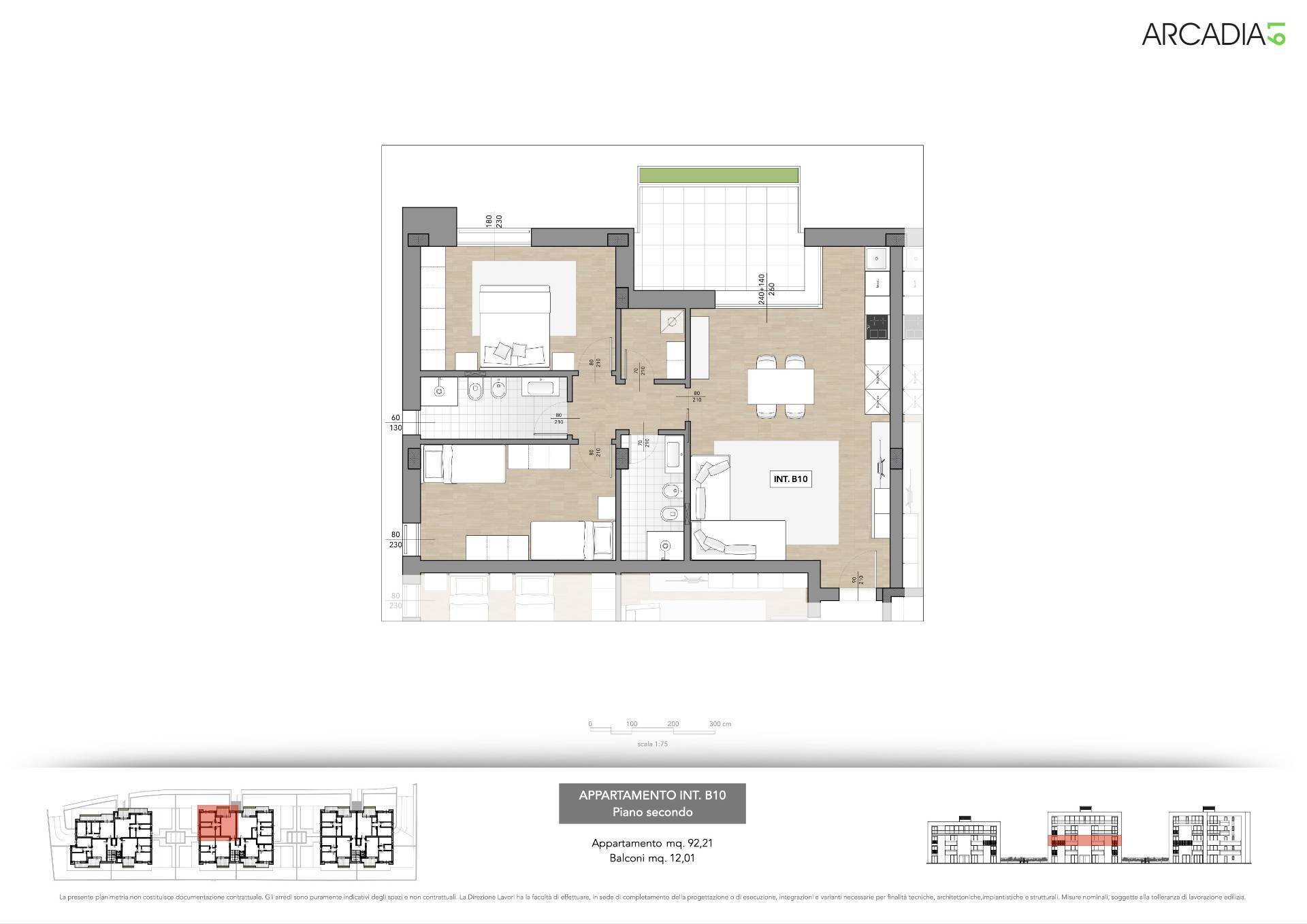 Foto 19 - Three-room apartment Via San Pio X
 
snc, San Benedetto del Tronto - floor plans 1