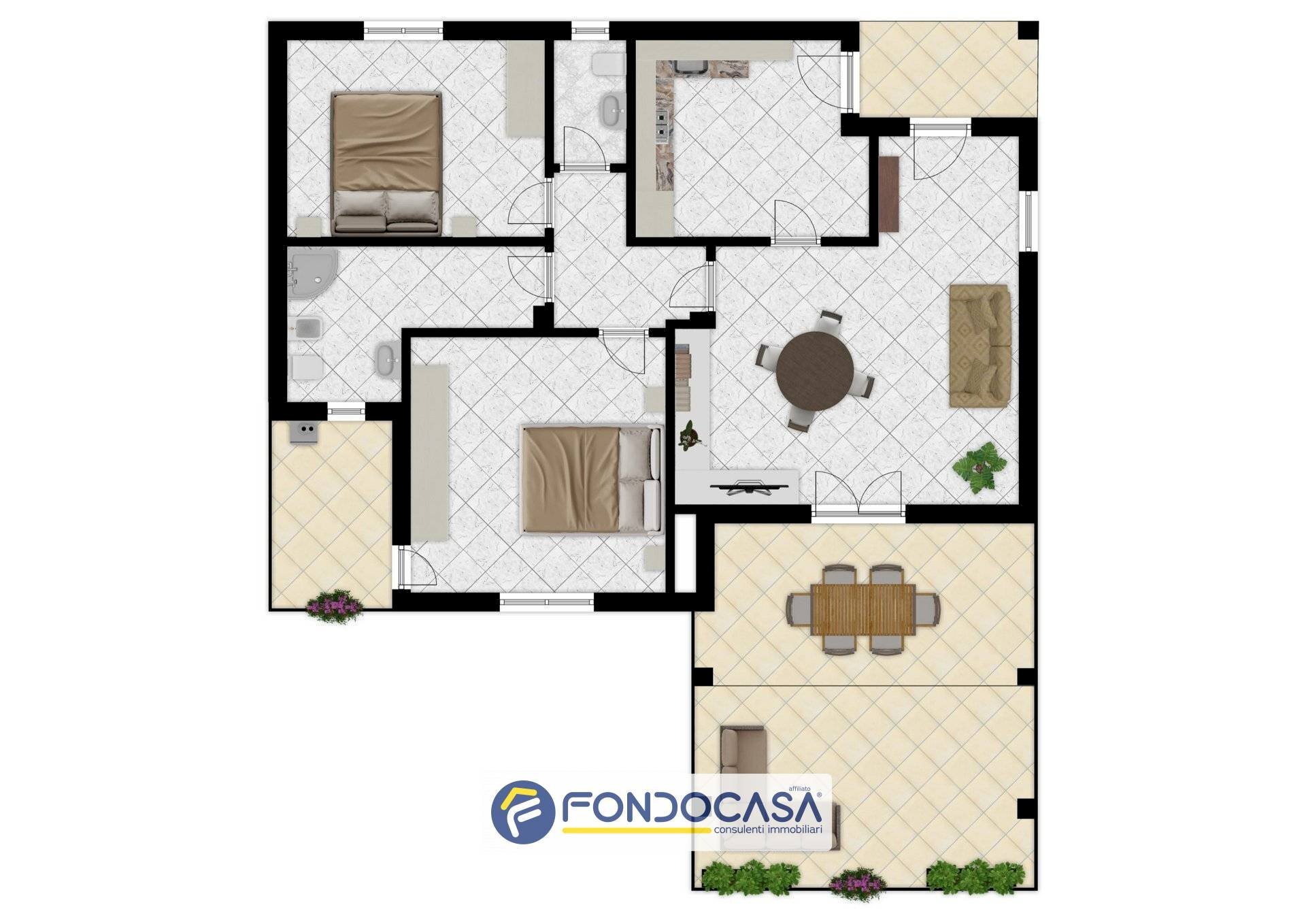 Foto 27 - Semi-detached house Strada delle colline, Andora - floor plans 1