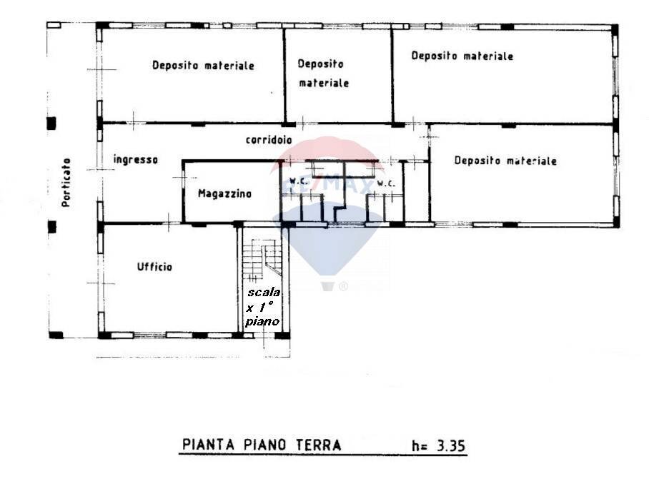 Pianta 2D - Commercial Premises via xxv aprile, Petralia Sottana - floor plans 1