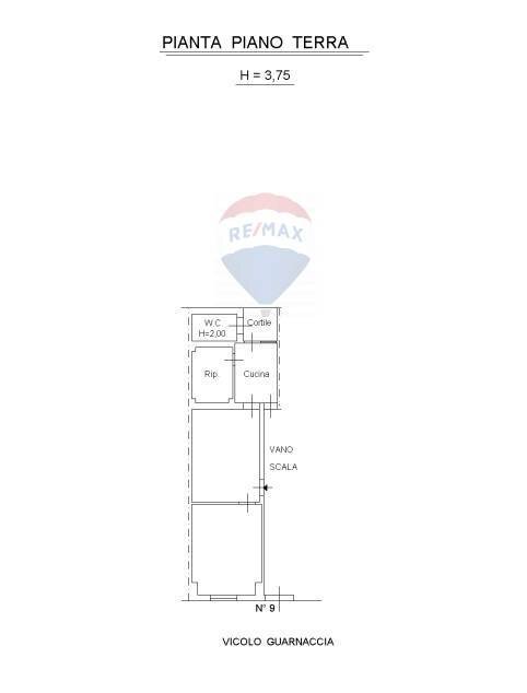 Pianta 2D - Two-room apartment Via Guarnaccia
 
9, Aci Castello - floor plans 1