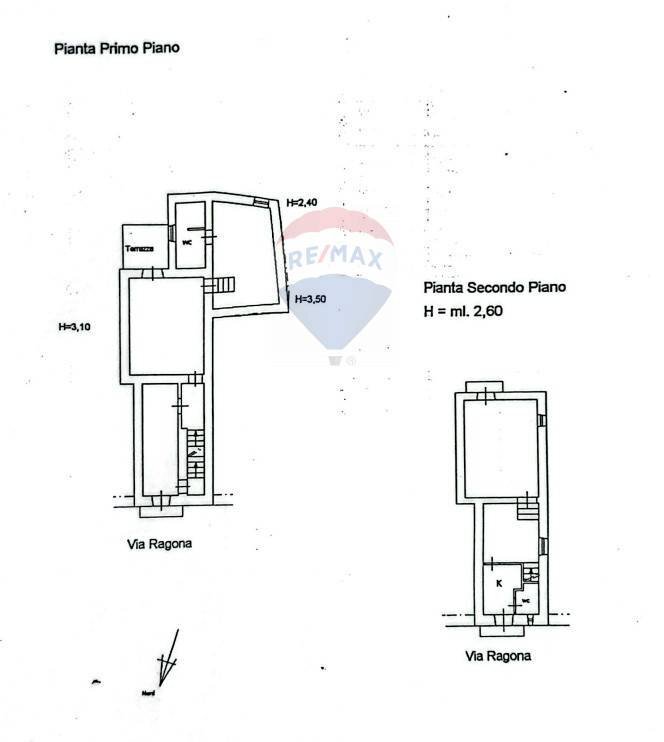 Pianta 2D - Casa indipendente Via Ragona
 
34, Caltagirone - planimetria 1