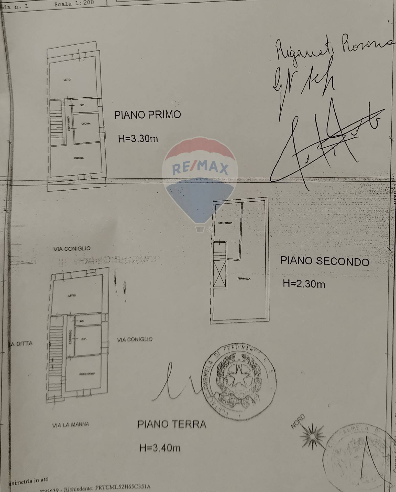 Pianta 2D - Casa indipendente Via La Manna
 
7, Adrano - planimetria 1