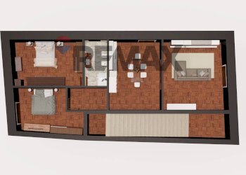 Pianta 3D - Independent house Via La Manna
 
7, Adrano - photo 2