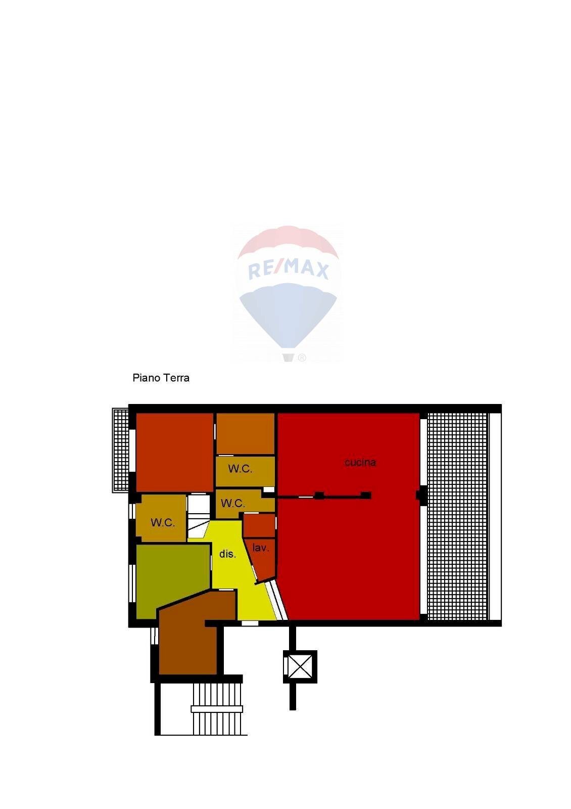 Pianta 2D - Quadrilocale Caserta - planimetria 1