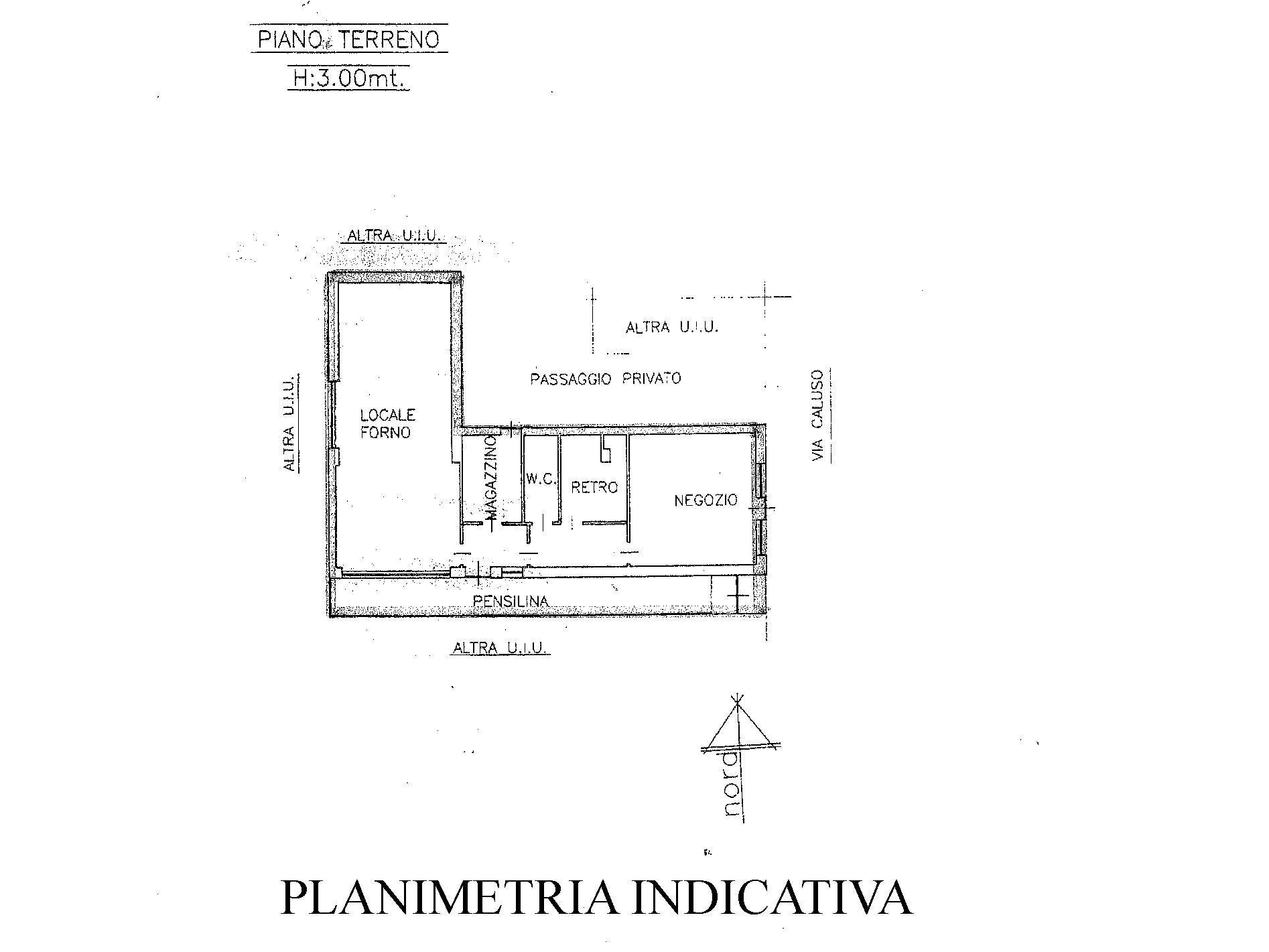 Foto 8 - Locale Commerciale Via Caluso, Chivasso - planimetria 1