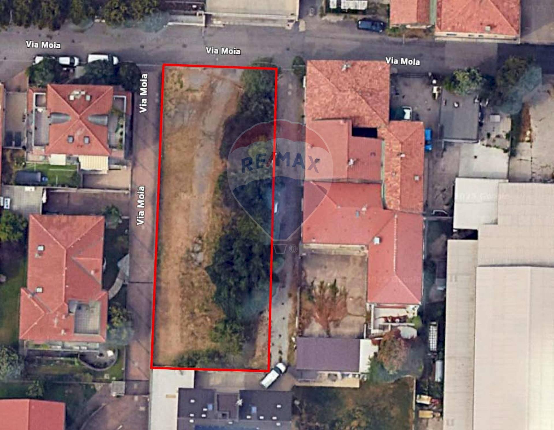 Posizione della mappa - Terreno edificabile VIA MOIA
 
89, Brugherio - planimetria 1