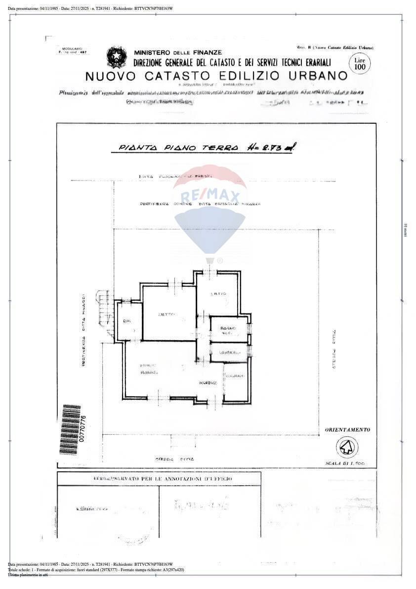 Pianta 2D - Apartment via tropea, Ragusa - floor plans 1