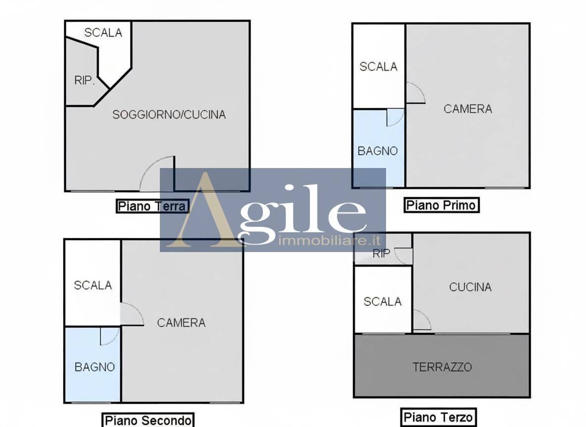 Foto 19 - Appartamento via gramsci, Grottammare - planimetria 1