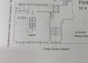 Planimetria - Negozio corso Giulio Cesare, 178, Torino (zona Regio Parco) - foto 28