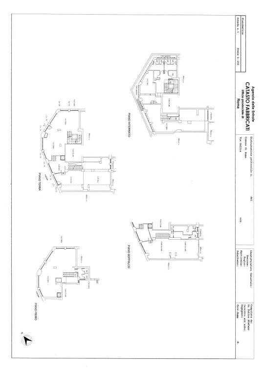 Planimetria - Commercial Activity via Gallia, 76, Roma - photo 1