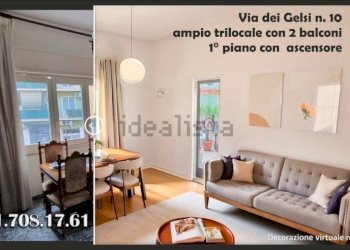 Salone - Trilocale via dei Gelsi, 10, Roma - foto 2