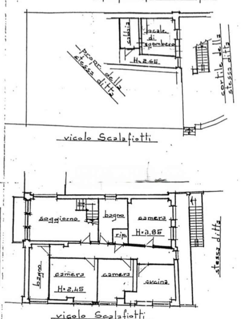 piano terra app. grande - Semi-detached Villa via Diaz, 3, Gassino Torinese - floor plans 1