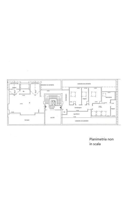 Attico corso Fratelli Bandiera, Alba - planimetria 1