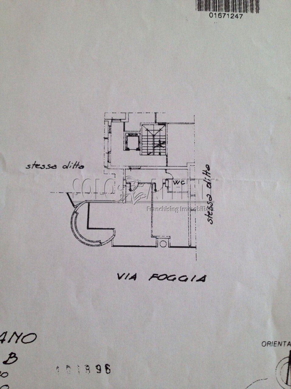 78b7de8970a65909c0d94099d21b3648.jpg - Office VIALE ENNIO 54, Bari - floor plans 1