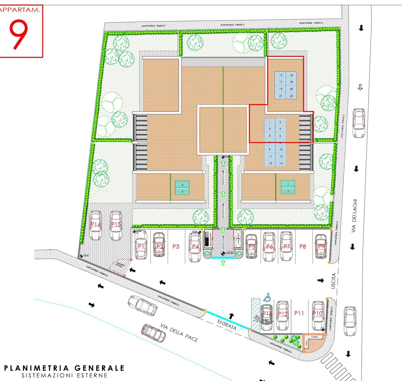 planimetria generale.png - Appartamento via canaletto, Castelnuovo Magra - foto 1