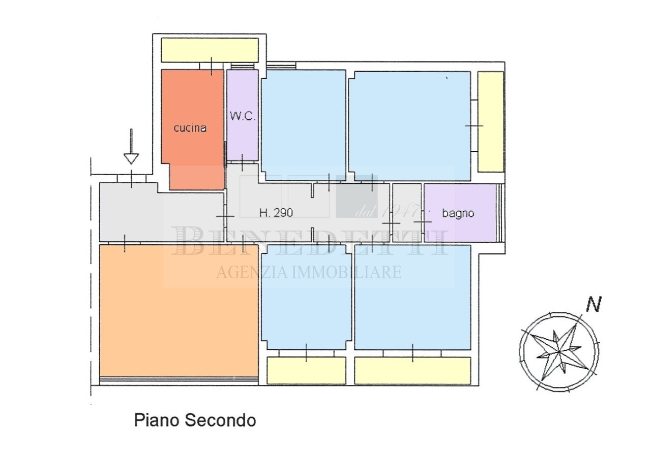 Plan c.jpg - Appartamento Via Antonio Fratti 986, Viareggio - planimetria 1