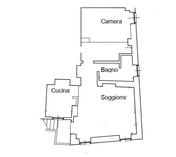 1.jpg - Three-room apartment at auction Via Monte Timone 20, Genova (neighborhood Sestri Ponente) - floor plans 1