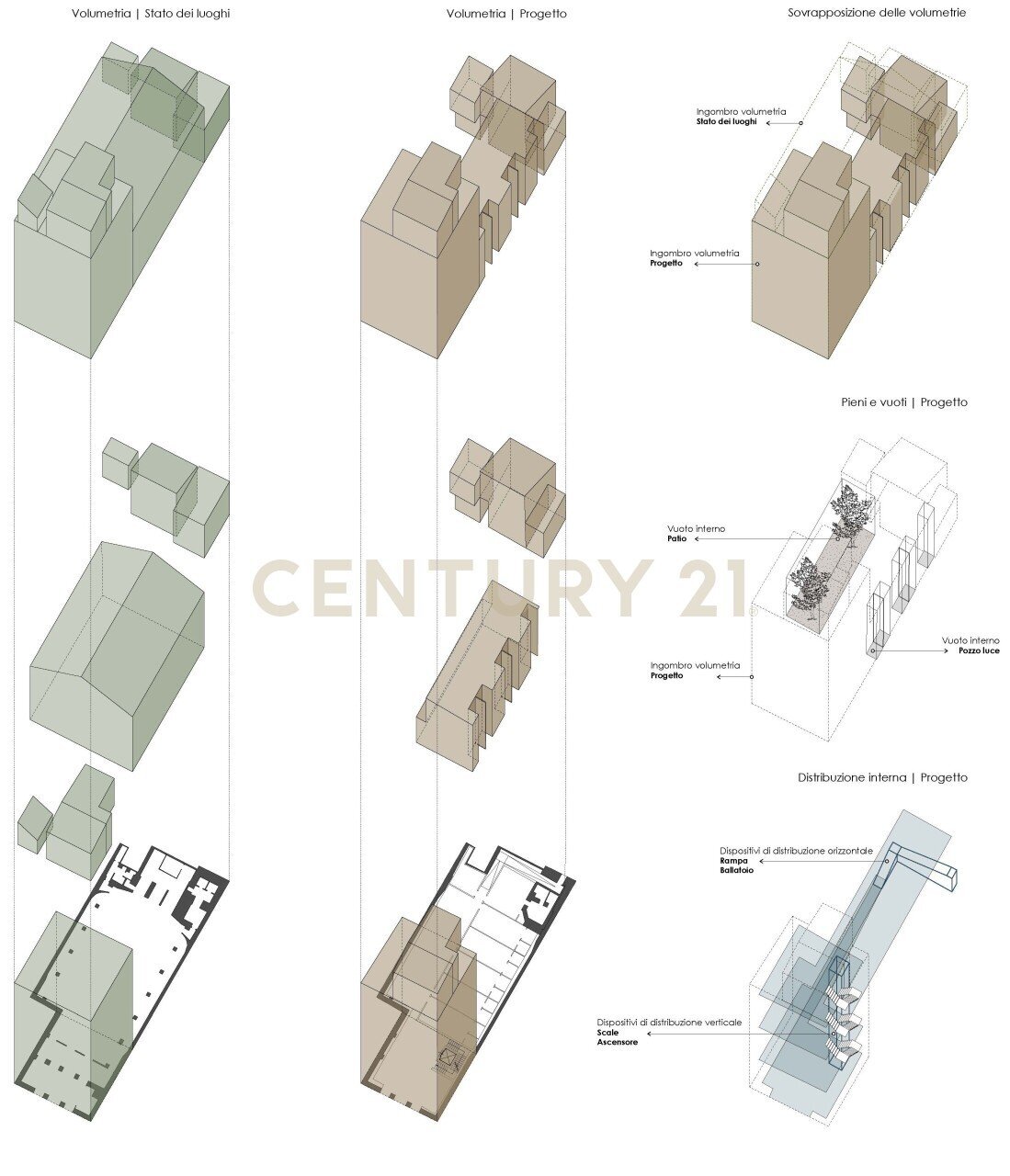 Esploso assonometrico_1.jpg - Stabile - Palazzo VIA DE FELICE 19, Catania - foto 3