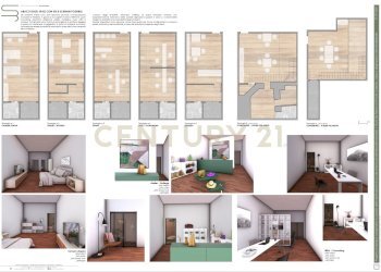 TAV. 7_ Abaco degli spazi e viste renderizzate_pag - Stabile - Palazzo VIA DE FELICE 19, Catania - foto 20