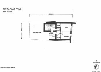 planimetria int. 2.png - Trilocale Vicolo Galasso, Trento - foto 4