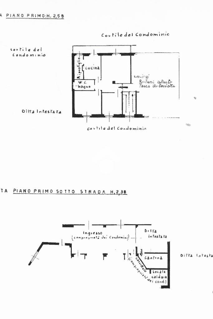 Three-room apartment Via gilles de chevreres, Aosta - floor plans 1
