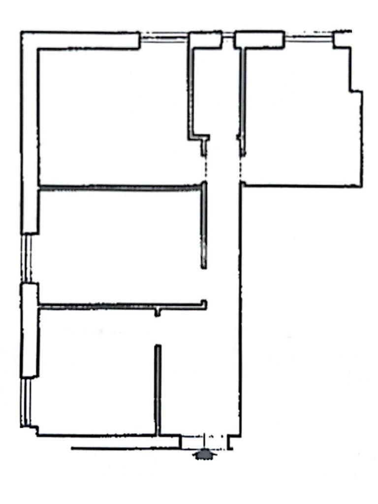 Four-room apartment Via Bobbio, Genova (neighborhood Marassi) - floor plans 1