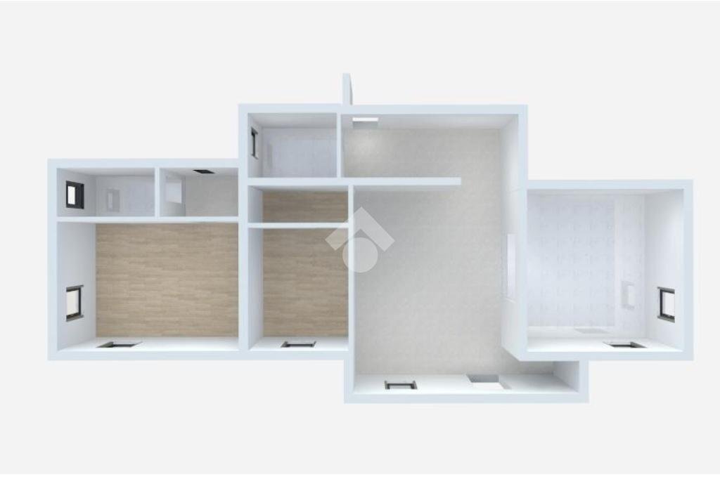 Villa Via Masi, Ferrara (neighborhood San Bartolomeo in Bosco) - floor plans 1