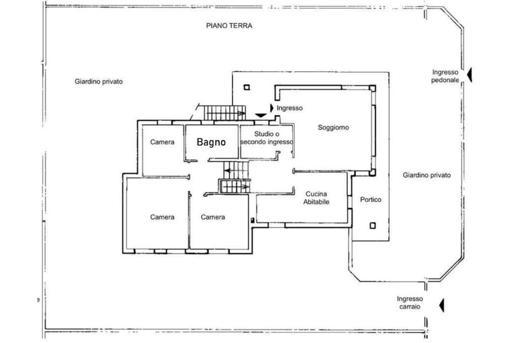 Villa Via Dante Alighieri, Peschiera Borromeo - planimetria 1