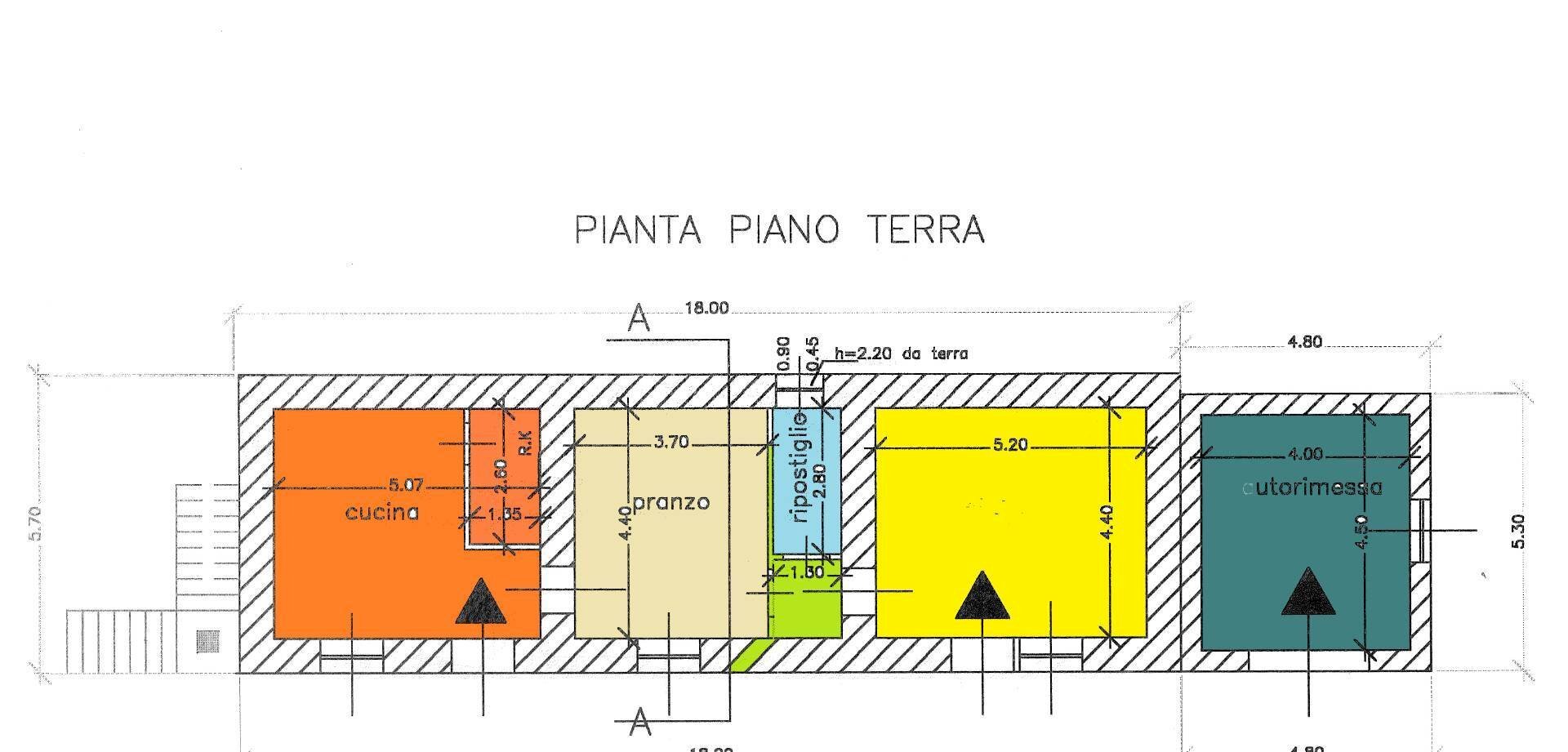 Foto 27 - Casa indipendente SP 144
 
101, Vallesaccarda - planimetria 1