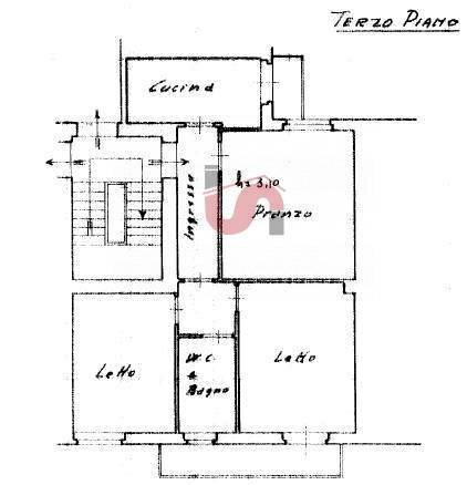Foto 15 - Four-room apartment Via Cocchia, Benevento - floor plans 1