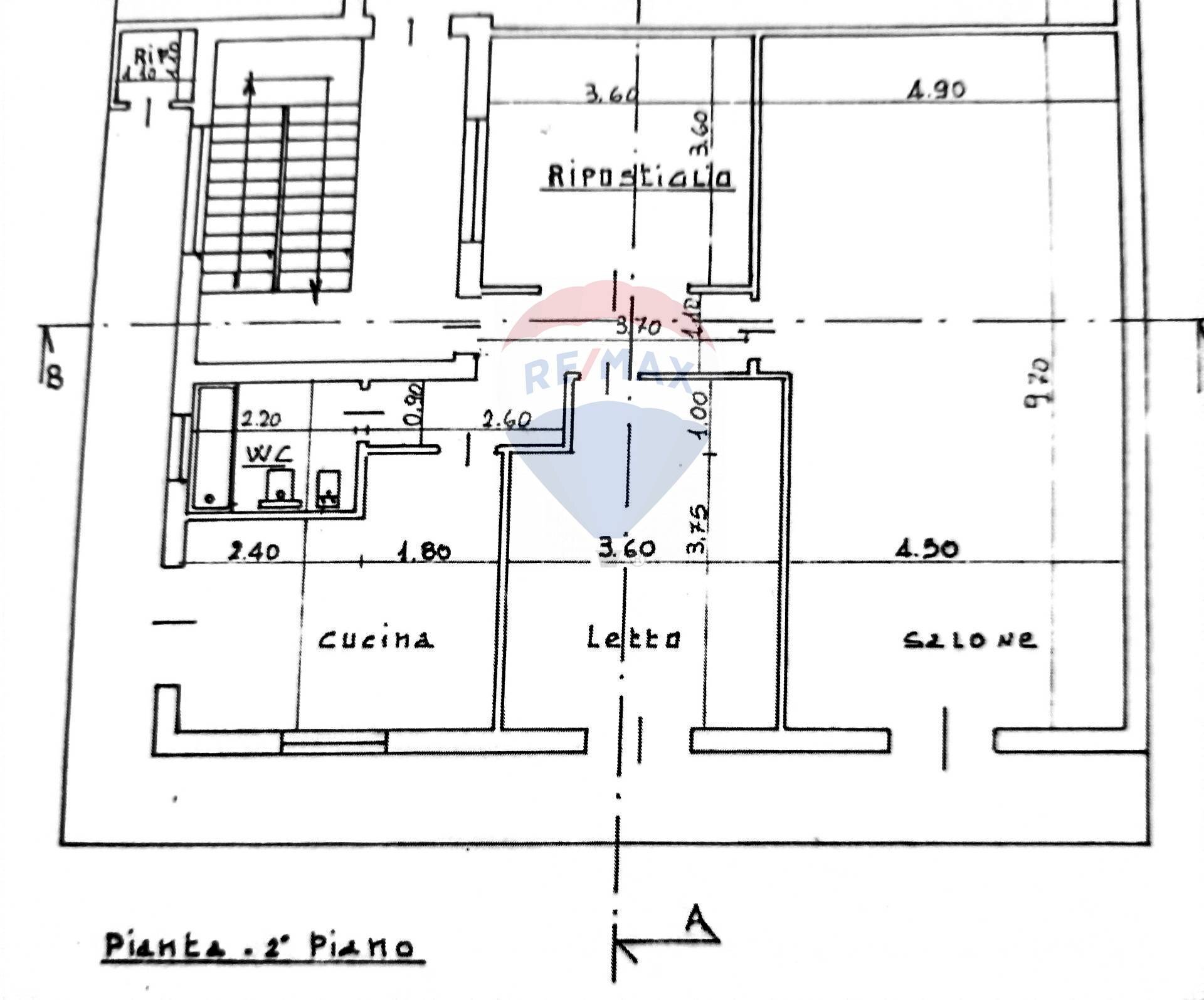 Pianta 2D - Quadrilocale via Francesca Morvillo
 
28, Belpasso - planimetria 1