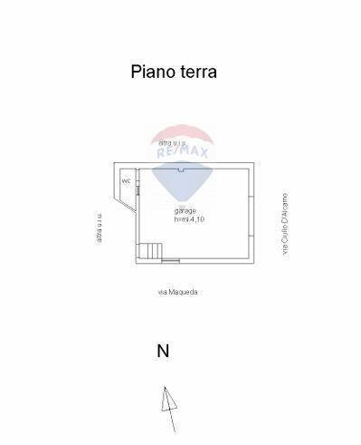 Pianta 2D - Casa indipendente VIA MAQUEDA
 
16, Ragusa - planimetria 1