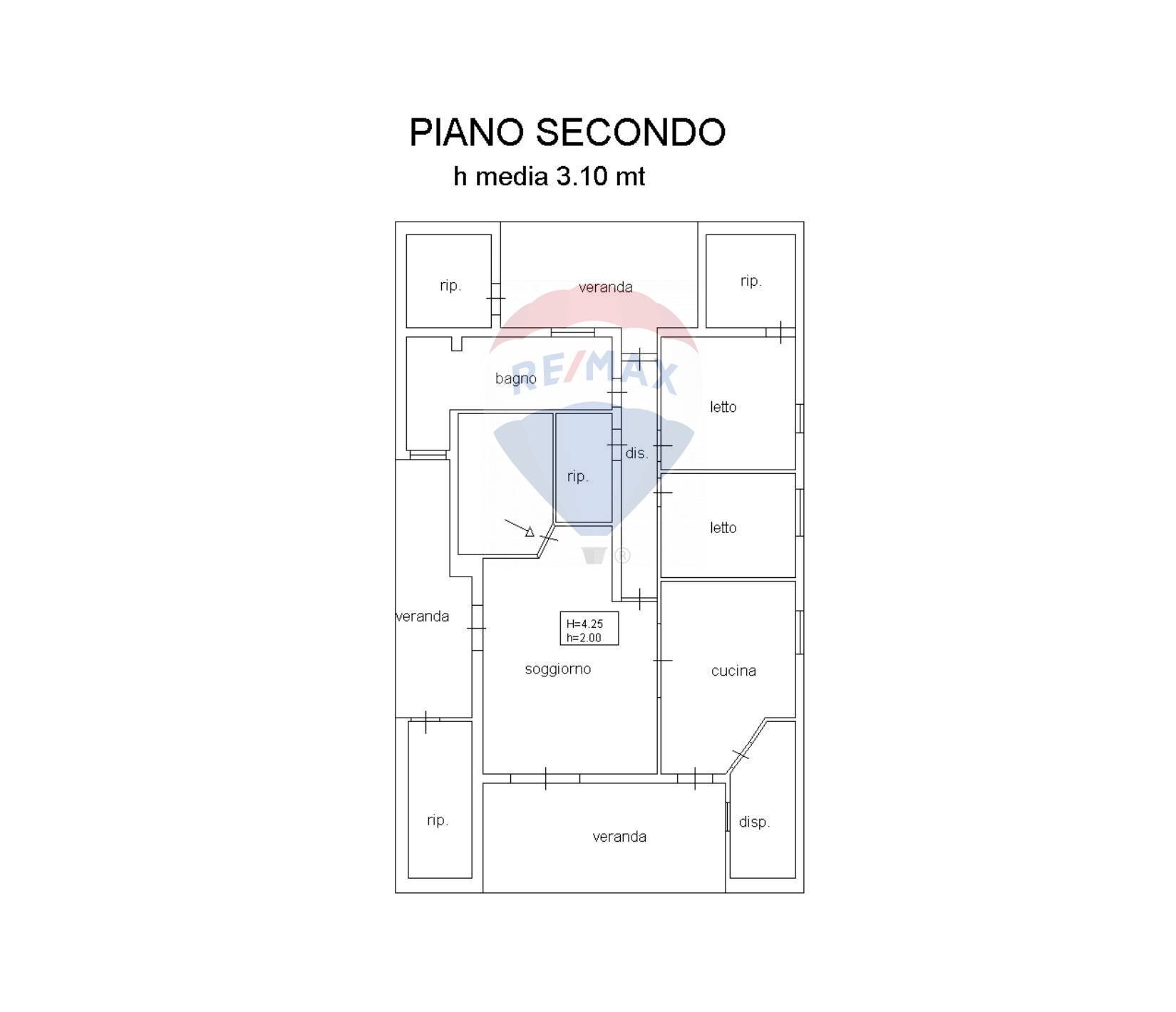 Pianta 2D - Attic Viale delle Americhe
 
67, Ragusa - floor plans 1