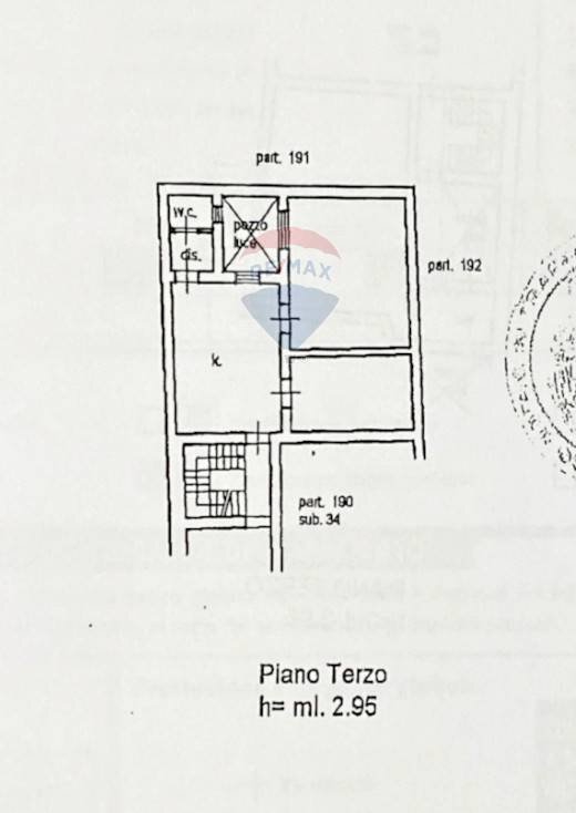 Pianta 2D - Trilocale Via San Francesco D'assisi
 
52, Trapani - planimetria 1