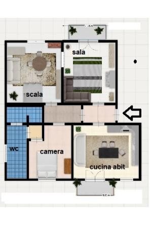 Apartment via Ottaviano Vimercati, Milano (neighborhood Precotto) - floor plans 1