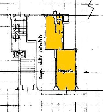 Shop via Francesco De Sanctis, 109, Torino (neighborhood Pozzo Strada) - floor plans 1