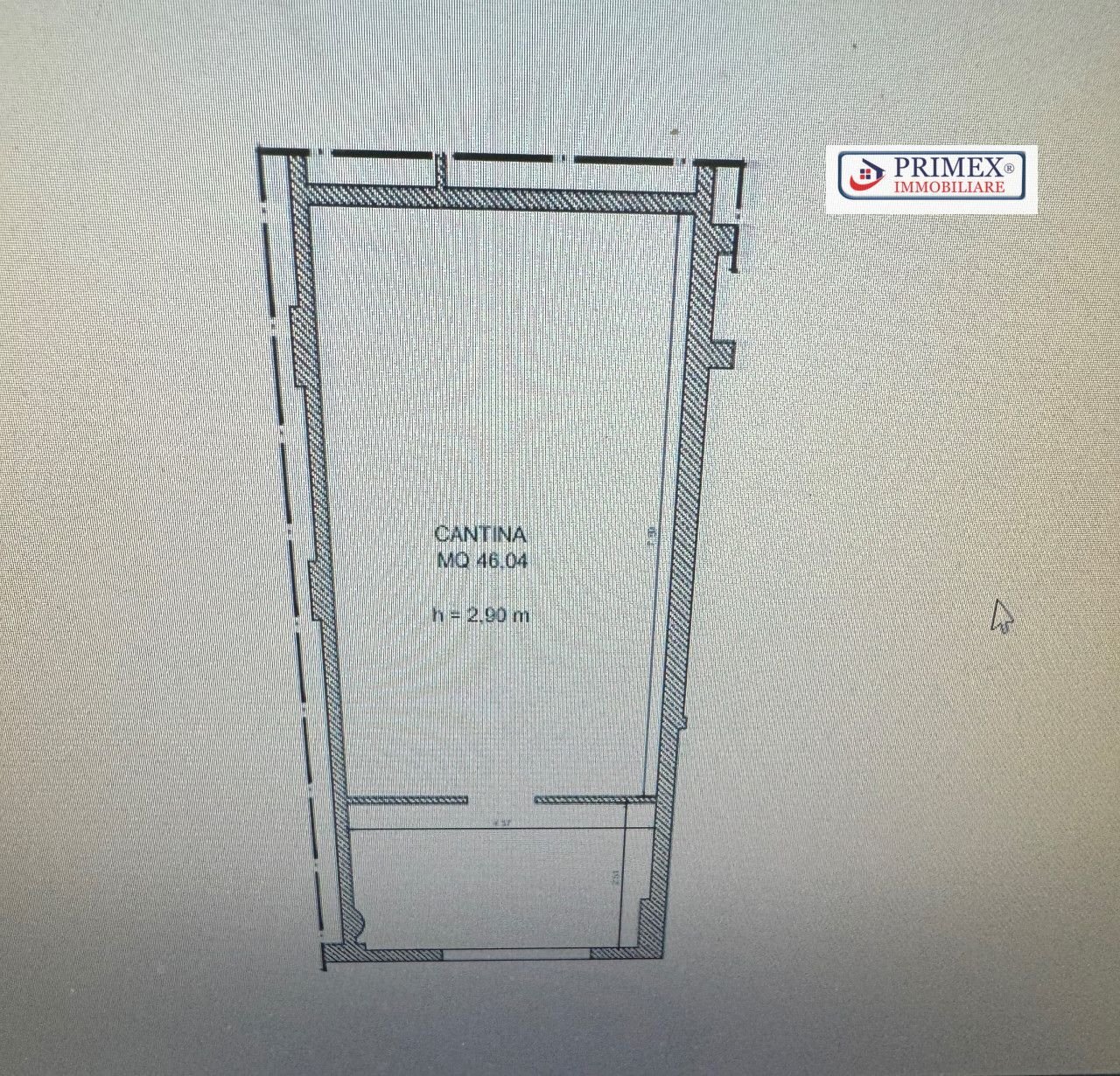 Magazzino piazza Enrico Martini, Roma (zona Mezzocammino) - planimetria 1