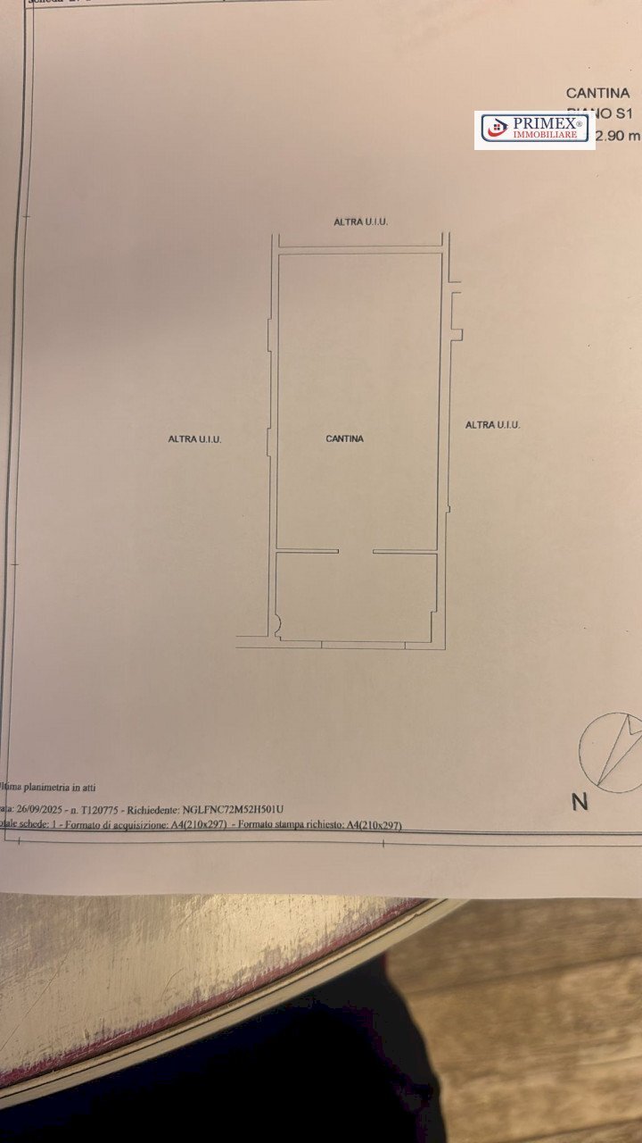 Magazzino piazza Enrico Martini, Roma (zona Mezzocammino) - planimetria 1