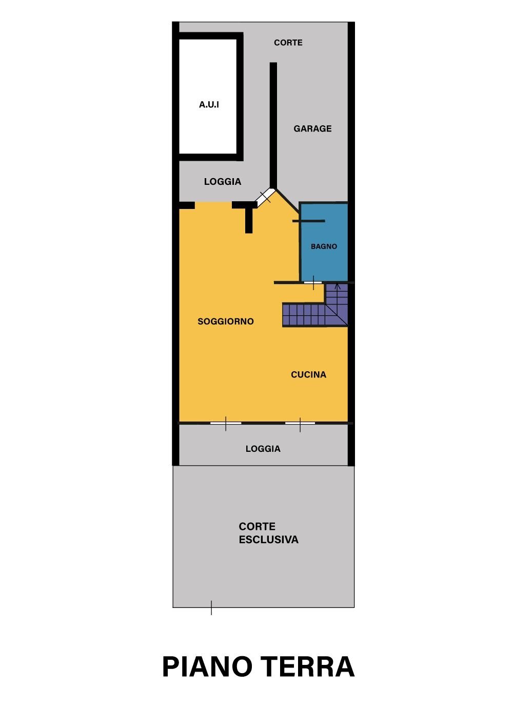 Villa a Schiera via Argenta, Forlì - planimetria 1