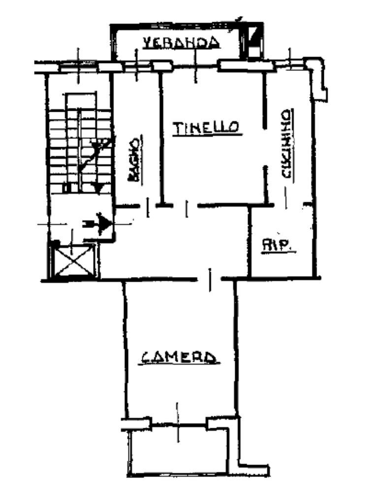 Two-room apartment Viale papa giovanni XXIII, Beinasco - floor plans 1