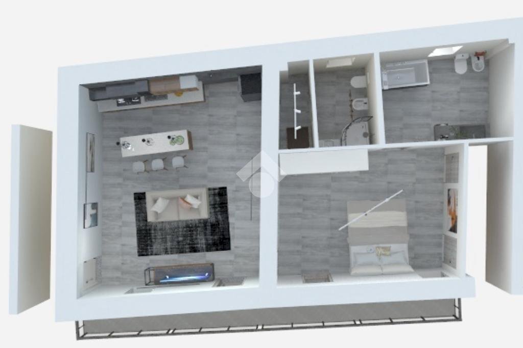 Trilocale Via chiesa, Rosta - planimetria 1