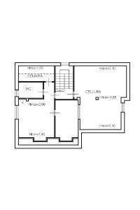 Villa via Dottor Antonio Turco, 23B, Monastero di Vasco - planimetria 1