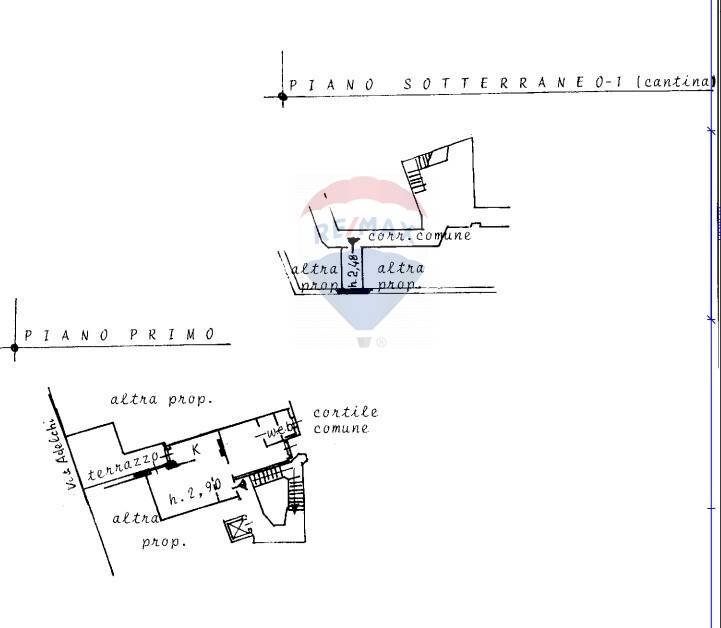 Pianta 2D - Two-room apartment VIA ANTONIO PORPORA
 
152, Milano - floor plans 1