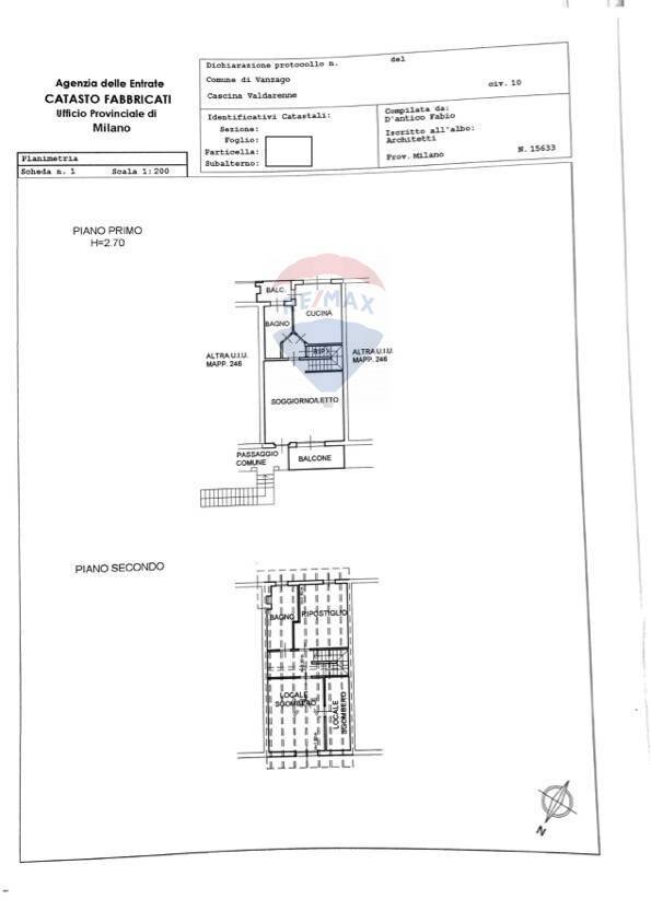 Pianta 2D - Three-room apartment CASCINA VALDARENNE
 
10, Vanzago - floor plans 1