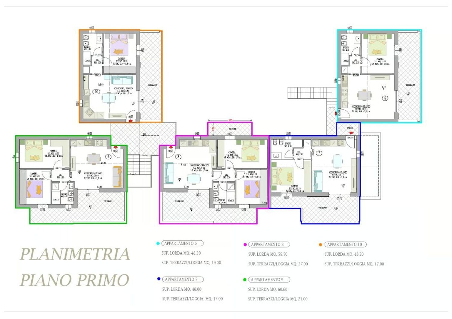 planimetria - Bilocale della Bea, Diano Marina - planimetria 1