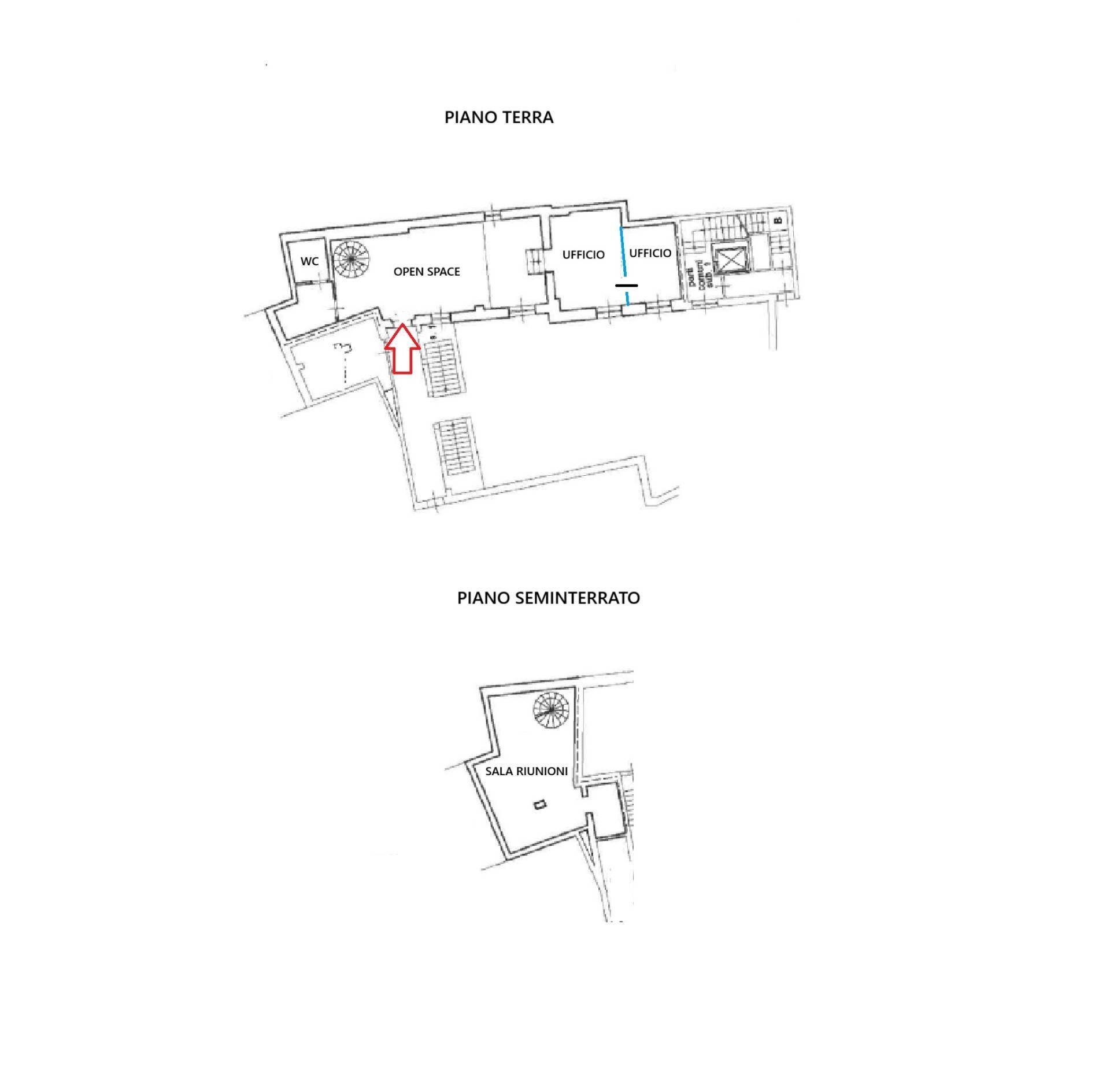 Foto 37 - Ufficio Via Gian Giacomo Mora
 
20, Milano - planimetria 1