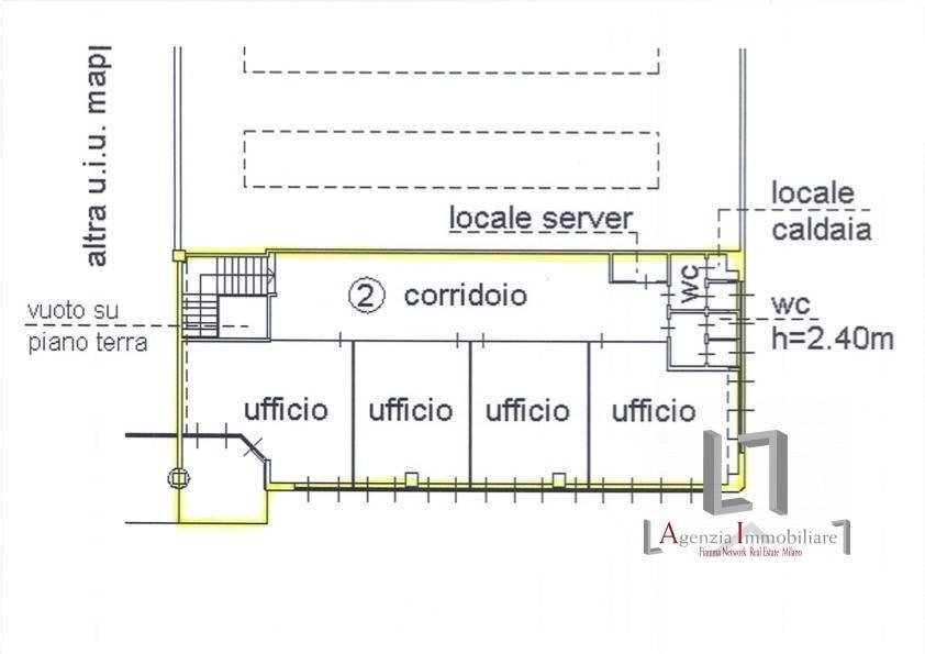 Foto 13 - Ufficio Via Roma, Cavenago di Brianza - planimetria 1